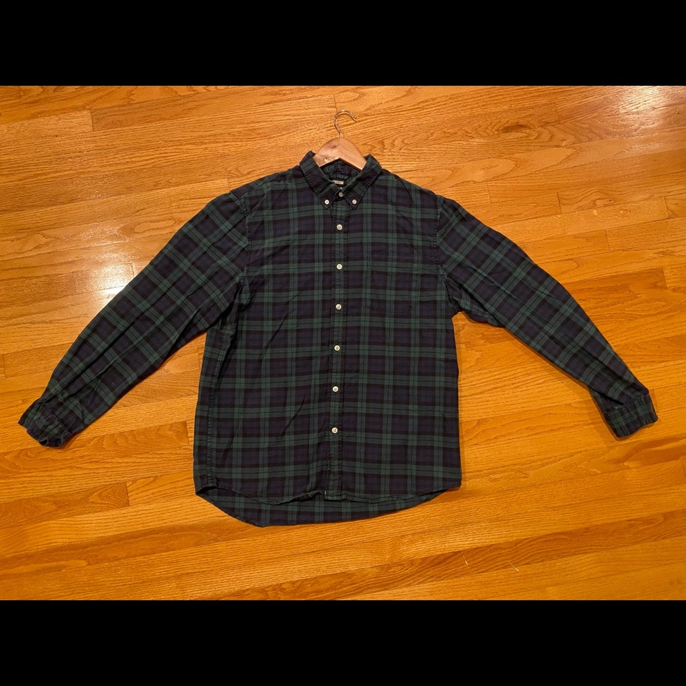 Ralph Lauren Denim & Supply Black Watch Button Down Shirt